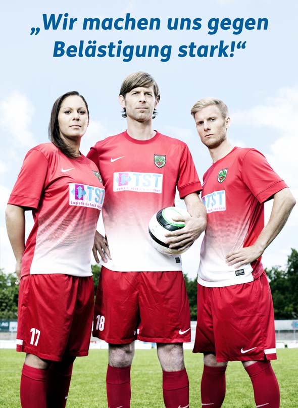 Grenzen achten-Plakat