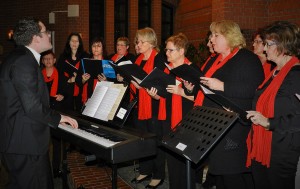 Fünf Chorgruppen hatten besinnliche und fröhliche Lieder im Repertoire